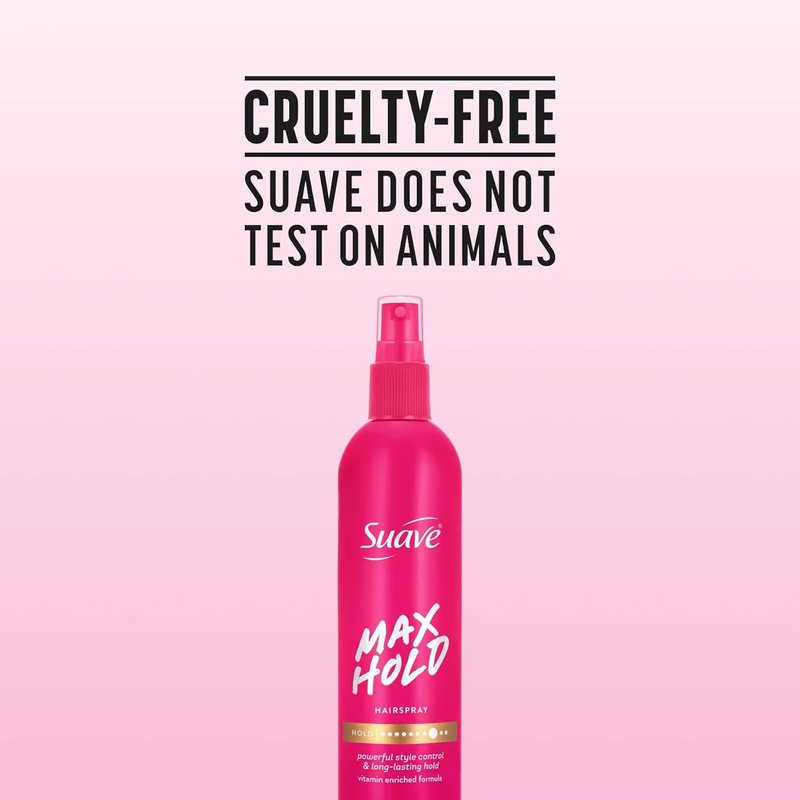 Suave Hairspray Max Hold - 11 Ounce Pump | Long-Lasting Hold, Pack of 6