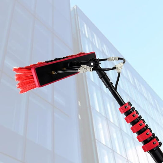 Roof Cleaning Tools,Window Cleaner Kit, Solar Panel Cleaning Brush, with Water/Hose Fed Pole, Photovoltaic Panel Cleaning,Conservatory Roof Cleaner 35cm-3.6m/12FT