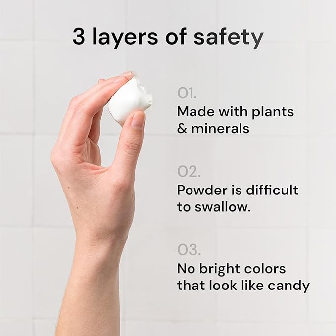 Grab Green Natural 3 in 1 Laundry Detergent Pods, Lavender + Vanilla-With Essential Oils, 24 Loads, Organic Enzyme-Powered, Plant & Mineral-Based, 13.5 Ounce