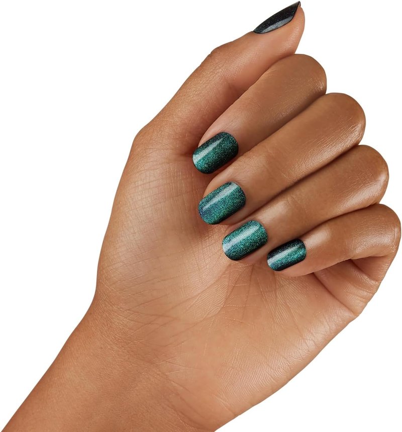 Dashing Diva Glaze Nail Strips - Stone Cold | Long-Lasting, Chip-Resistant Gel Nail Wraps | 34 Salon Quality Strips, Prep Pads & Nail File Included