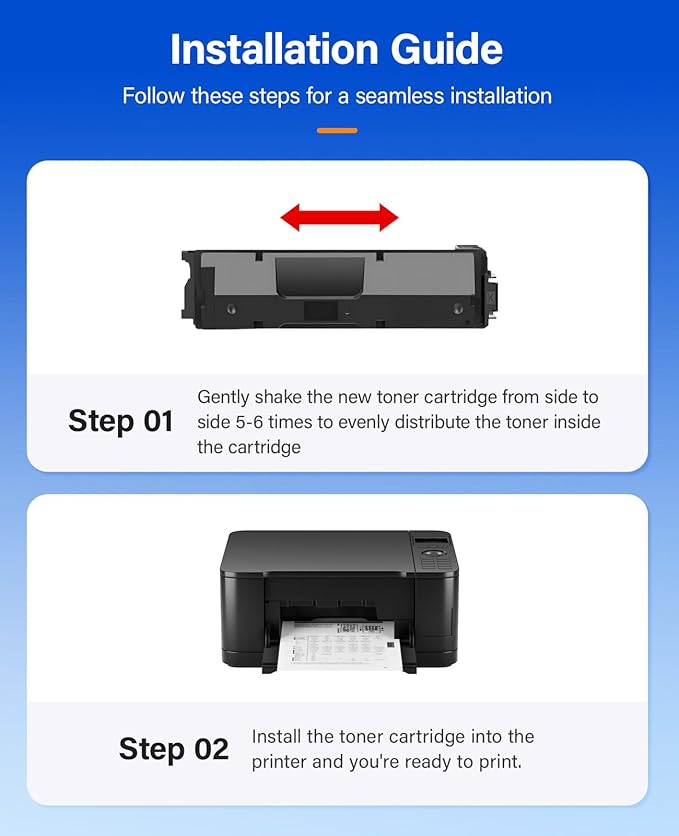 KingKJ TK-5372 TK5372 Toner Cartridges 4-Pack