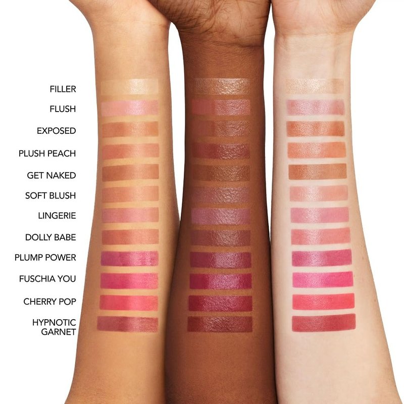 Buxom Plump Shot Peptides Lip Serum, Plum Power