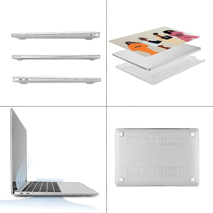 COTAIL Compatible with MacBook Air 13.3 13.6 Inch Case 2022 2021 2020 2019 Plastic Hard Shell Case Cover,13.6 Air (A2681) M2 2022, Beautiful Women