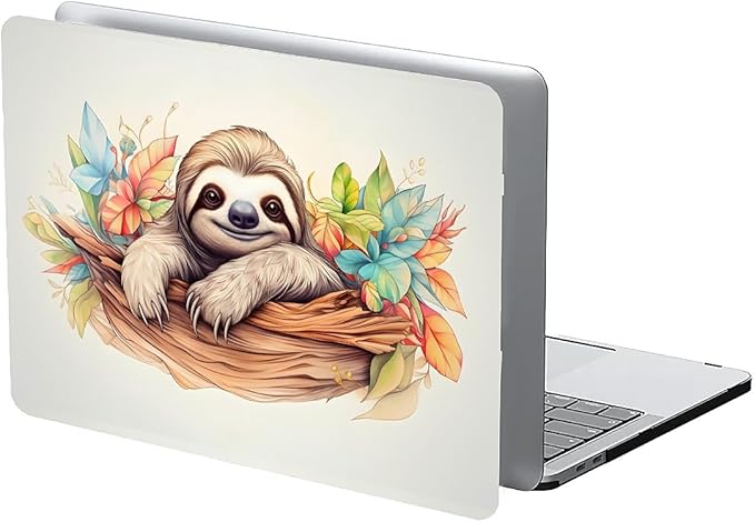COTAIL Compatible with MacBook Air 13.3 13.6 Inch Case 2022 2021 2020 2019 Plastic Hard Shell Case Cover,13.3 Pro(A1706/A1708/A1989/A2159/A2289/A2338), Sloth