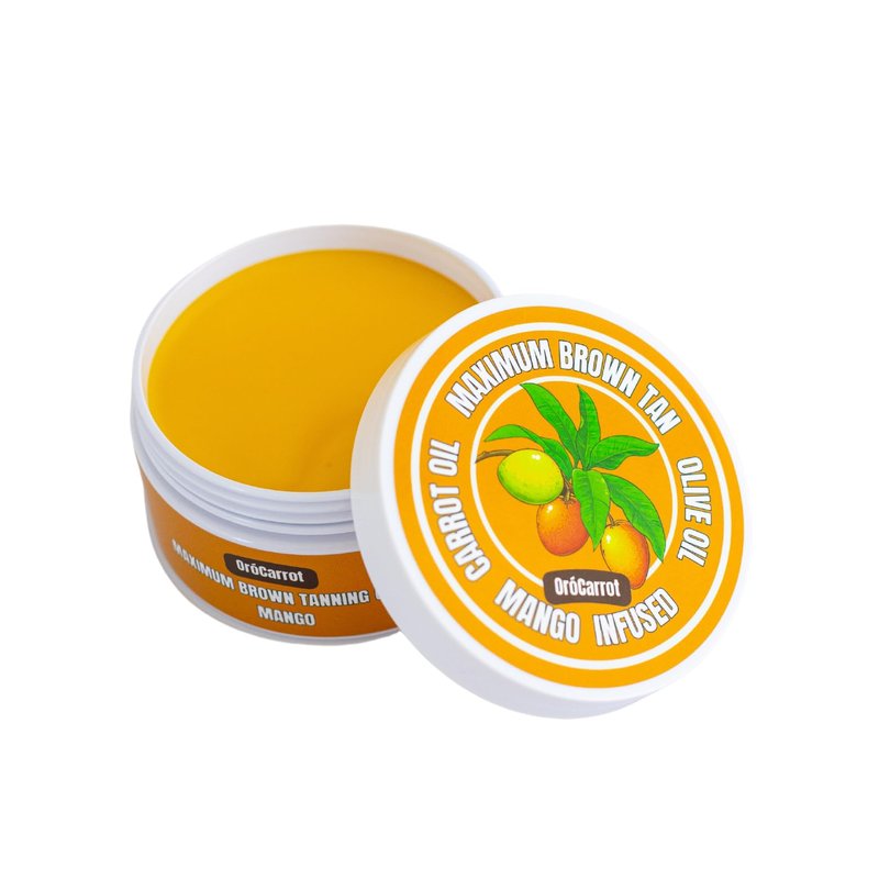 OroCarrot Maximum Brown Tanning Gel: Added Peptide, Carrot & Olive Oil (MANGO)