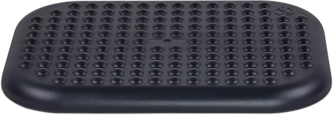 Mount-It! Under Desk Footrest, 18 x 13 in Adjustable Foot Rest for Under Desk at Work with 3 Tilt Settings Up to 30°, Non Slip Ergonomic Foot Stool with Textured Massage Surface for Home or Office
