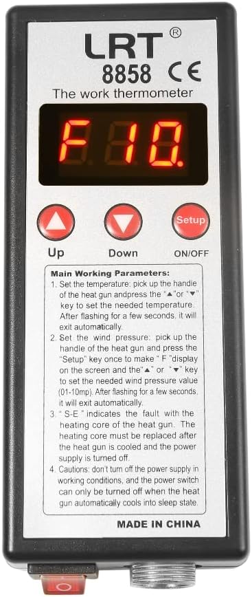 LRT 8858 Hot Air Rework Station, Digital Heat Gun for SMD Repair