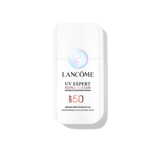 Lancôme Supra Screen Invisible Serum Sunscreen SPF 50+ - Anti-Aging Correction & Protection - For All Skin Types - 48 HR Hydration, Radiant Finish