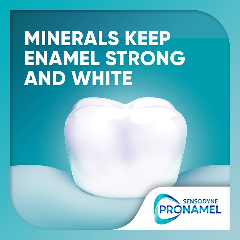 Sensodyne Pronamel Mineral Boost Enamel Toothpaste for Sensitive Teeth with Gentle Whitening Action - 2.7 Ounces (Pack of 4)
