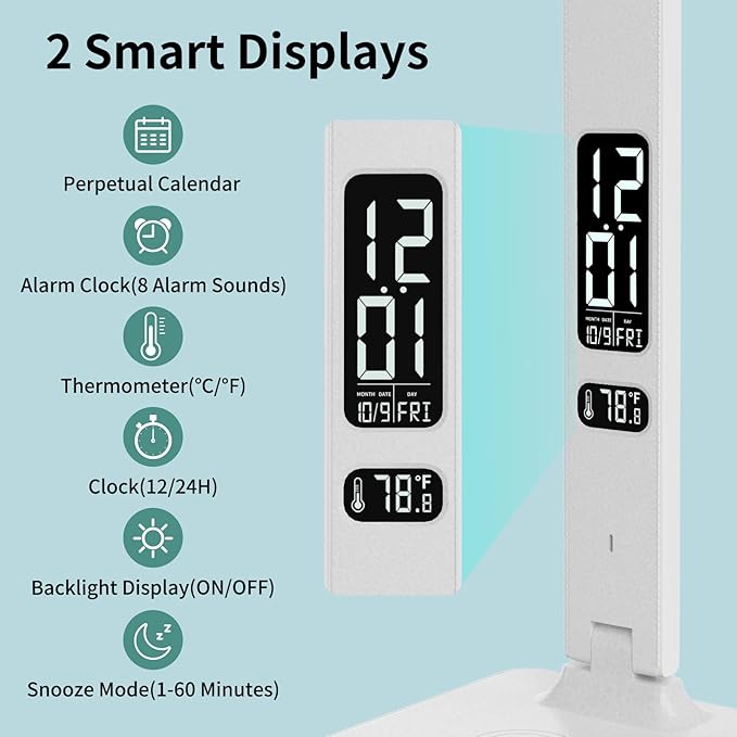 oviouit LED Desk Lamp for Home Office