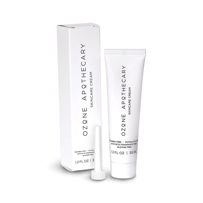 Ozone Apothecary Ozone Skin Cream | Ozone Oil Infused Absorbent Cream Skincare | Antibiotic-Free Multipurpose for Promoting Healthy Skin
