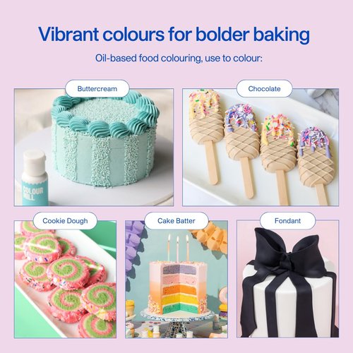 Colour Mill Oil-Based Food Coloring - Vibrant Candy Colors | 20 Milliliters