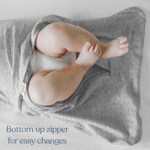 HALO 100% Cotton Sleepsack Swaddle, 3-Way Adjustable Wearable Blanket, TOG 1.5, Flamingos, Newborn, 0-3 Months