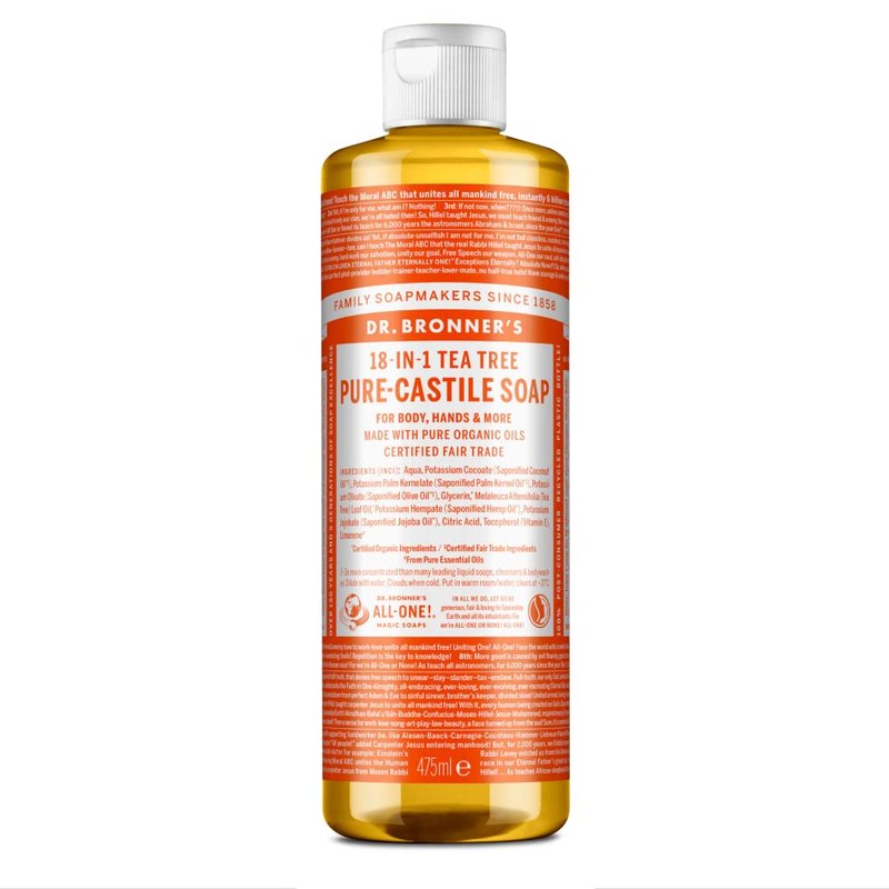 Dr. Bronner's 18-IN-1 TeaTree Pure-Castille Soap