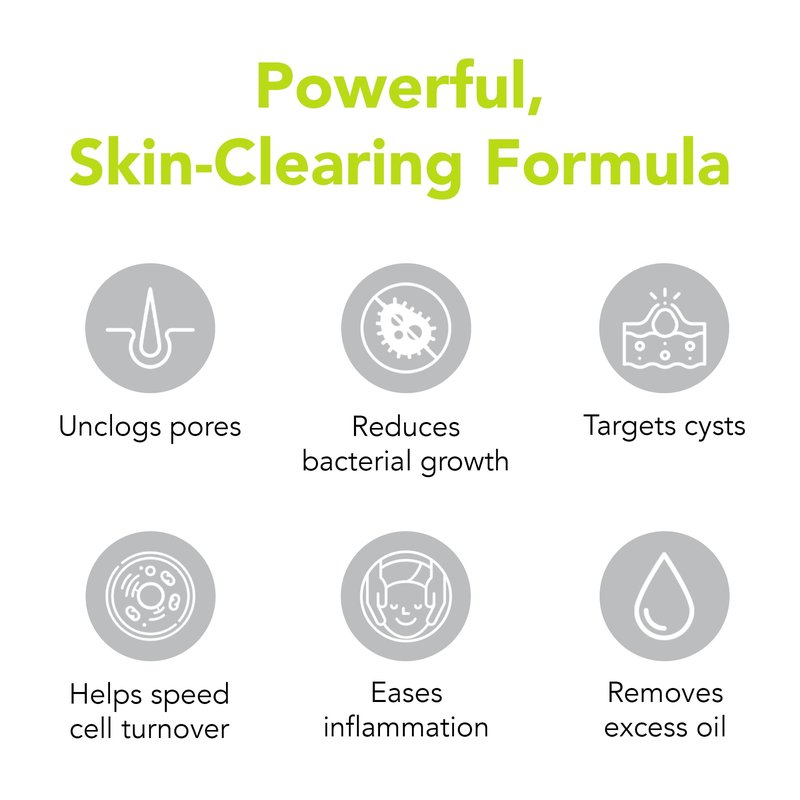 humane Benzoyl Peroxide Acne Body Wash - 10% Maximum-Strength Face, Skin, Butt, and Back Acne Treatment - 8 Fl Oz - Dermatologist-Tested Non-Foaming Acne Face Wash Cleanser - Vegan, Cruelty-Free