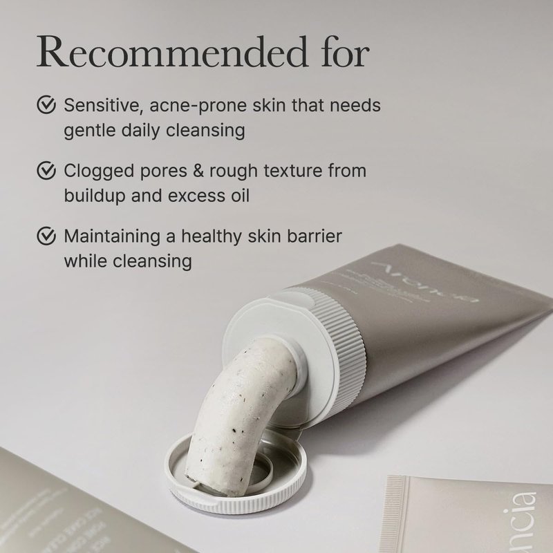 ARENCIA Rice + LHA Pore Control Rice Cake Cleanser with Salicylic Acid - Deep Cleansing, Gentel Exfoliation, All skin types, 5.29 oz