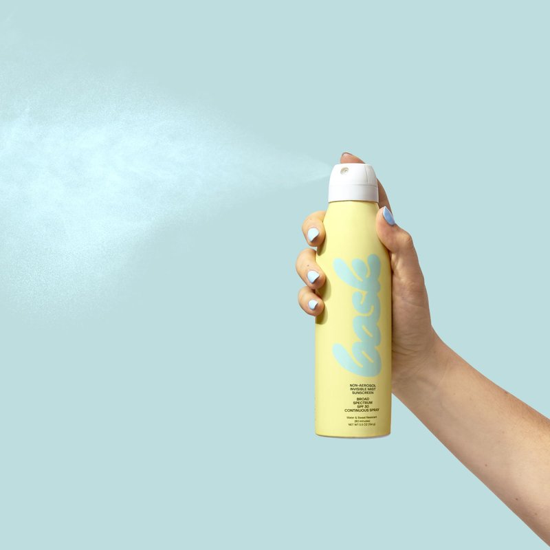 Bask SPF 30 Sunscreen Spray - Non-Aerosol, Broad Spectrum UVA/UVB Protection, Dermatologist Recommended, Moisturizing, Lightweight & Non-Greasy, 5.5 oz (Value Pack of 3)