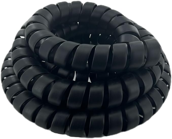 XIENLIU Spiral Wrap Cable Protector - 2.0" OD x 10' Pre-Cut Lengths - Safe Hose Protector to Avoid Wear and Extend Life for Hydraulic Pneumatic Hoses