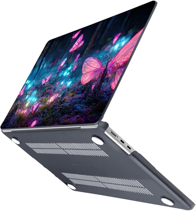 MEEgoodo Case for M5/M4/M3/M2 MacBook Air 13 inch 2026 2025 2024 2022, Fit Model A3449/A3240/A3113/A2681, Case Compatible with MacBook Air 13.6-inch, Fantasy Forest