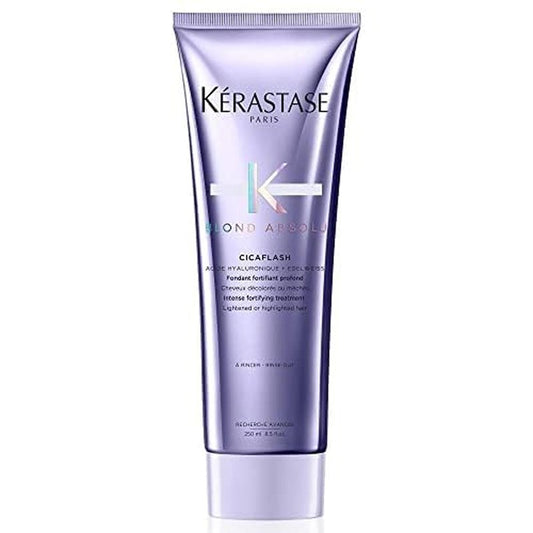 Kerastase Blond Absolu Cicaflash Hydrating Conditioner - Hair Repair For Bleached & Damaged Hair, Strengthens & Nourishes, With Hyaluronic Acid, Protects Against Breakage