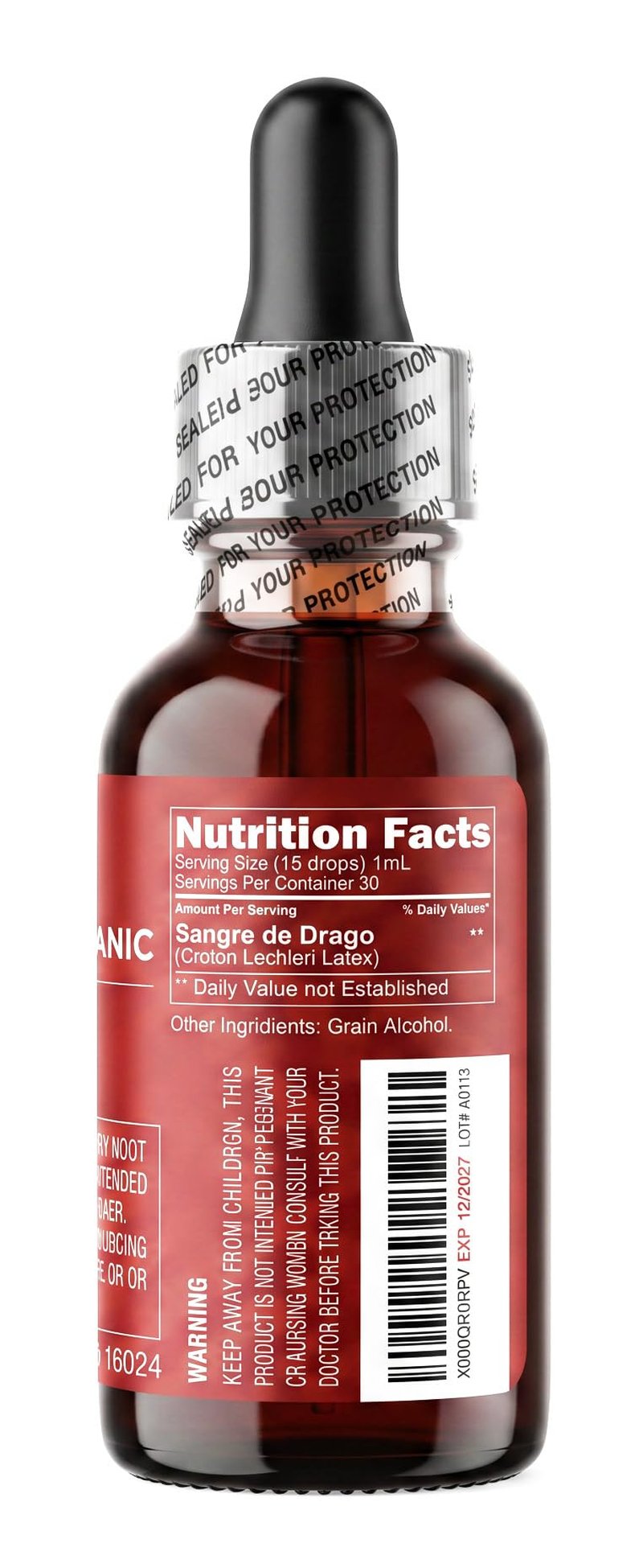 Raw Garden Dragon's Blood Original,100% Peruvian 1 Oz (2 Pack) Concentrate, Sangre De Drago, Sangre De Grado.