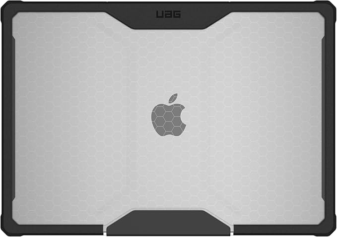 URBAN ARMOR GEAR UAG Designed for MacBook Pro 16" Case M5 2026 M4 2024 M3 2023 Pro/Max Chip Rugged Lightwieght Touch ID Military Grade Dropproof Laptop Cover, Plyo Translucent Clear Ice