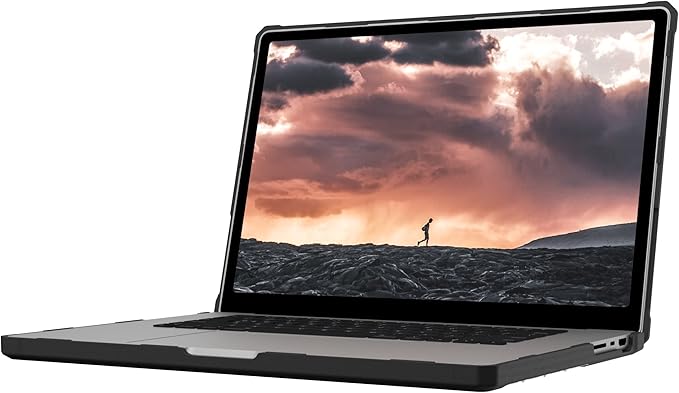 URBAN ARMOR GEAR UAG Designed for MacBook Pro 16" Case M5 2026 M4 2024 M3 2023 Pro/Max Chip Rugged Lightwieght Touch ID Military Grade Dropproof Laptop Cover, Plyo Translucent Clear Ice