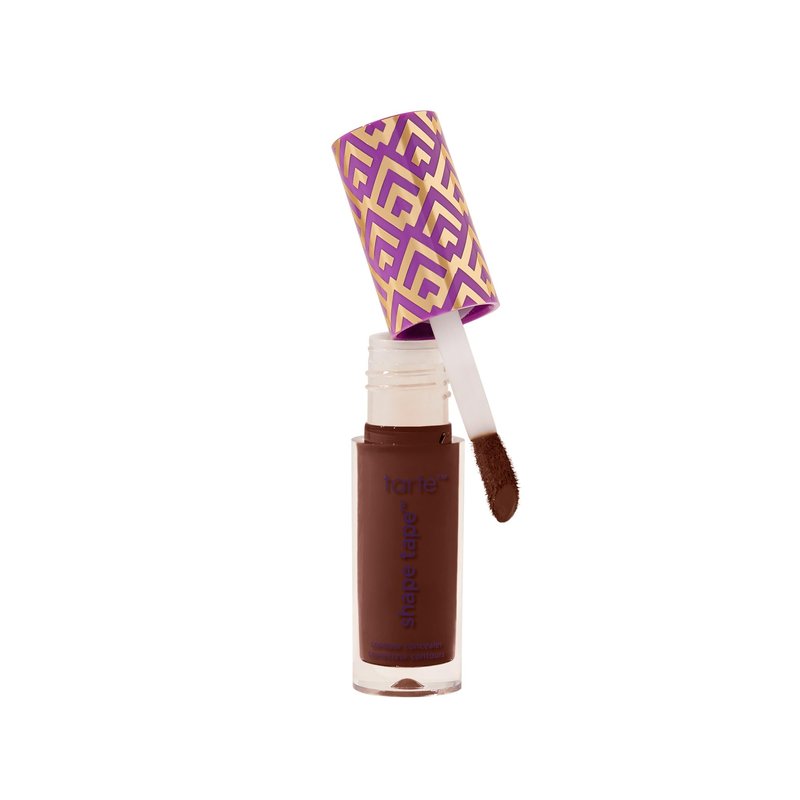 tarte shape tape concealer â Full-Coverage Creaseless Soft Matte Finish, Brightening Under-Eye & Face Makeup, 16hr Longwear, Vegan & Cruelty-Free, travel size, 60W mahogany warm