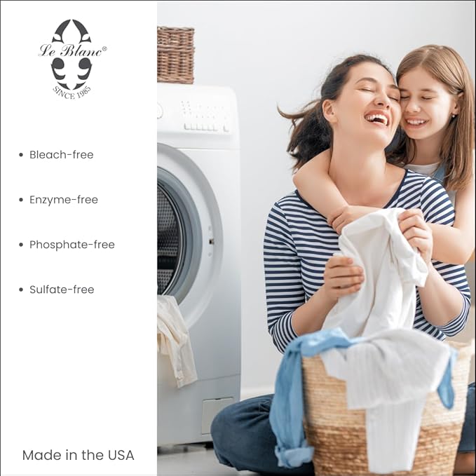 Le Blanc® Original Silk & Lingerie Wash – Luxury Laundry Cleanser for Delicates- 16 oz. (1 pack)