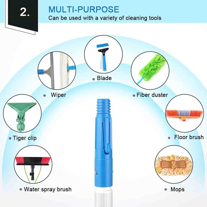 Photovoltaic Panel Cleaning Window Clean 5-12M Water Fed Telescopic Brush Extendable Cleaner Conservatory Roof Cleaning Tools 12M Rod 30Cm Brush Head,12M,50Cm Brush Head,10m,30cm Brush Head
