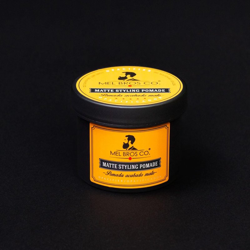 Mel Bros Co Matte Hair Pomade 4oz - Strong Hold Opacifier