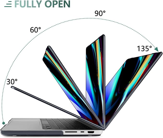 DONGKE Compatible with MacBook Pro 16 Inch Case (2026-2021 Release, M5 M4 M3 M2 M1 Pro/Max Chip), Plastic Hard Shell Cover with Keyboard Cover & Screen Protector for MacBook Pro 16", Abstract Marble