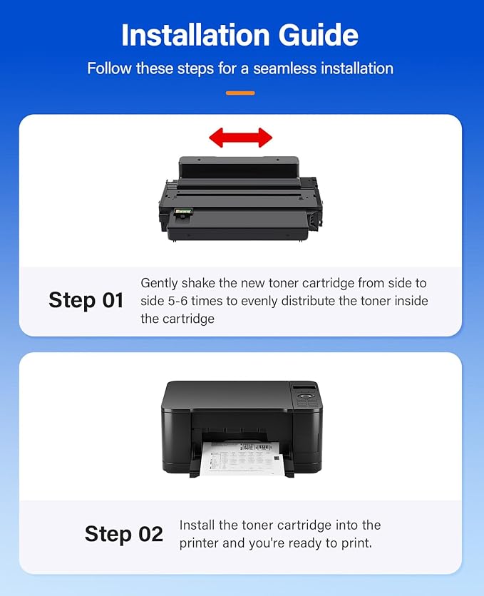 Phaser 3320 Black High Capacity Toner Cartridge 106R02307 1-Pack Replacement for Xerox 106R02305 106R02307 Toner Compatible with Xerox Phaser 3320 3320DNI 3320DN Laser Printer Ink All-in-One Copier