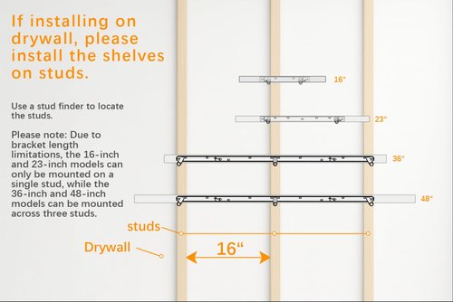 BAYKA Floating Shelves, 22.5 inches Rustic Wood Wall Shelves for Bathroom，Bedroom, Living Room, Kitchen & Book, Hanging Display Decor Organization Shelf with 22 lbs Capacity (Rustic Brown)