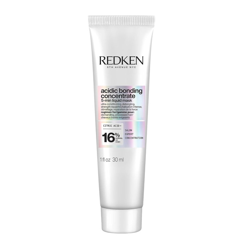 Redken Acidic Bonding Concentrate Hair Mask - Hydrating Bond Building Formula for Dry, Damaged Hair | 5-Minute Treatment