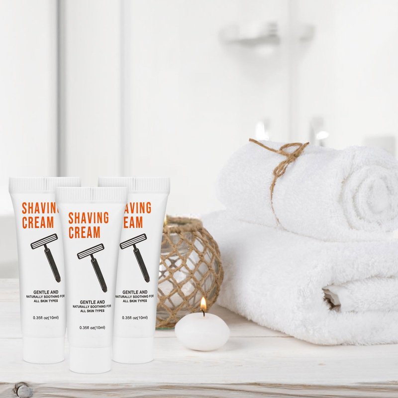100 Shaving Cream Bulk Travel 10ml/0.35fl oz,Disposable Shaving Cream in Bulk Travel Shave Cream for Hotel Homeless,Jasmine