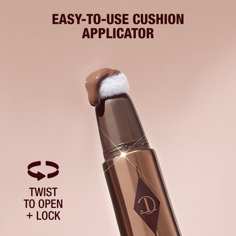 Charlotte Tilbury Hollywood Liquid Contour Wand - Easy-to-Use Contour Stick & Liquid Bronzer for Sculpting & Shaping - Leaves a Natural-Looking Sculpted Finish - Fair