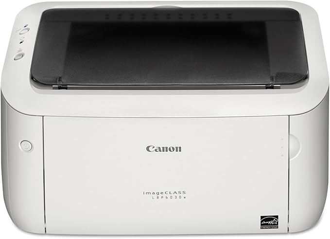 Canon imageCLASS LBP6030w - Monochrome Single-Function Wireless Compact Wireless Laser Printer, 1 Year Limited Warranty, 19 PPM, White - Print Only