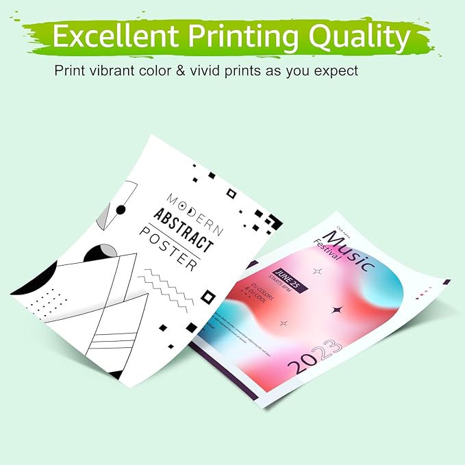 greencycle GI-20 GI20 Ink Refill Bottle Kit 4 Pack Compatible for Canon GI-20 GI20 High Capacity High Yield Black & Color Ink Bottles Combo Pack Work for G6020 G7020 G5020 Printers