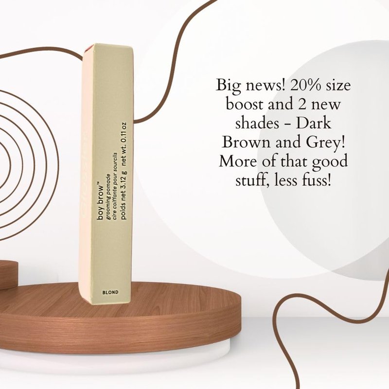 Glossier Boy Brow Volumizing Eyebrow Gel-Pomade - Blond - Light-Medium Blond