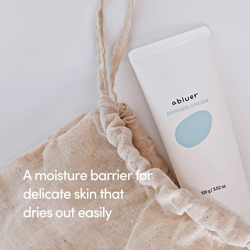 abluer Barrier Cream, 3.52 oz, Ceramide Hydration Capsules, Galactomyces, Lactobacillus, Centella Extract, Blue Complex, Hypoallergenic Moisturizing Cream for Sensitive Skin, Korean Skin Care