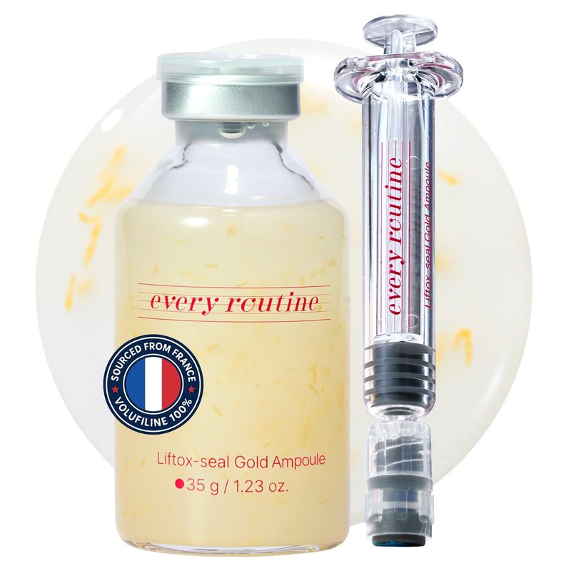every routine Liftox-Seal Volufiline Serum – Firming & Radiance-Boosting Ampoule with Gold Complex, Moisture-Sealing Elasticity Booster for Plump, Glowing Skin (35 g / 1.23 oz)
