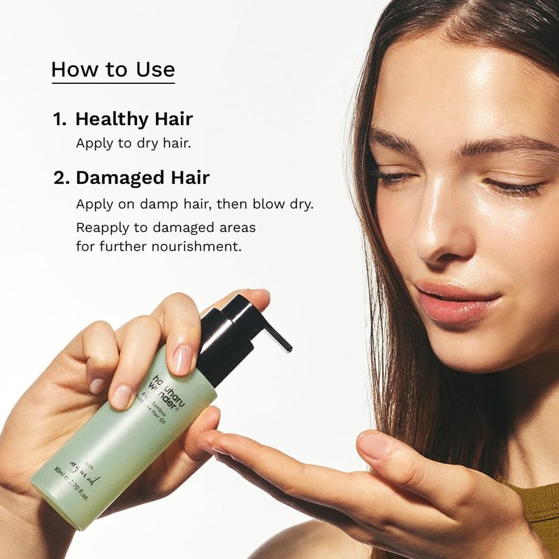 **Black Bamboo Frizz-Free Hair Oil - Lightweight Argan Oil Formula for Smooth, Shiny Hair | 2.70 fl. oz**