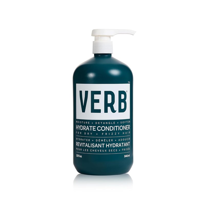 VERB Hydrate Conditioner - Nourishing Formula for Dry, Frizzy Hair - Smooths & Reduces Frizz | Amber & Warm Jasmine Scent