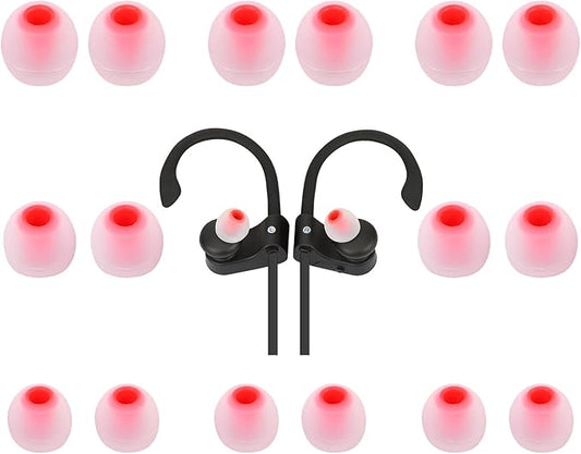 TSZYYM Earbud Tips Ear Bud Tips Soft Anti Slip Washable and Reusable Silicone Replacement Earbud Tips Fit Most in-Ear Earbuds(Inner Hole 3.8mm -5.1mm) 18pcs S M L