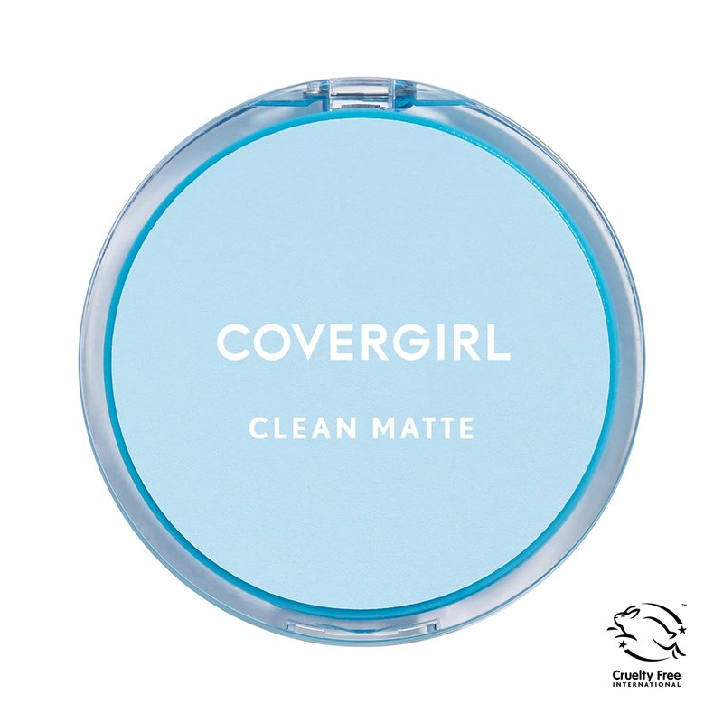 COVERGIRL Clean Matte Pressed Powder,Medium Light 535,0.35 Oz (Packaging May Vary),(Pack of 2)