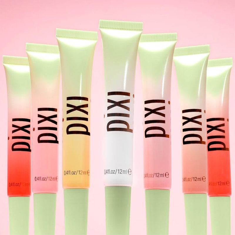 Pixi Beauty LipTone pH Reactive Lip Gloss in SnowPearl | Color Changing Tinted Lip Balm with Rosehip Oil & Shea Butter | Non-Sticky Mirror-Shine Finish | 0.4 fl oz