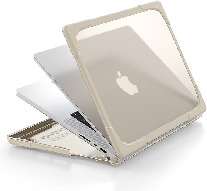Batianda FlexStand Case for MacBook Pro 16 inch M5 M4 M3 M2 Pro Max, Khaki