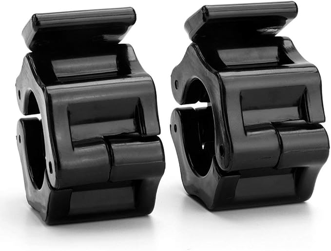 Vmoss 1 inch Barbell Collar Weight Lifting Barbell Clamps Quick Release Dumbbell Collars Locking Collar for Workout Home Gym Training