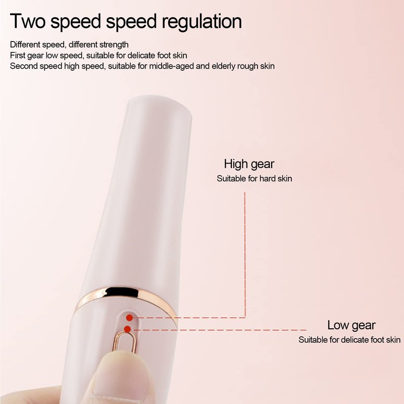 Asixxsix Foot Callus Remover, Rechargeable Electric Foot Callus Remover, Portable Foot Scrubber Professional Pedicure Tools, Foot File Pedicure Kits for Dead, Hard Cracked Dry Skin Gift